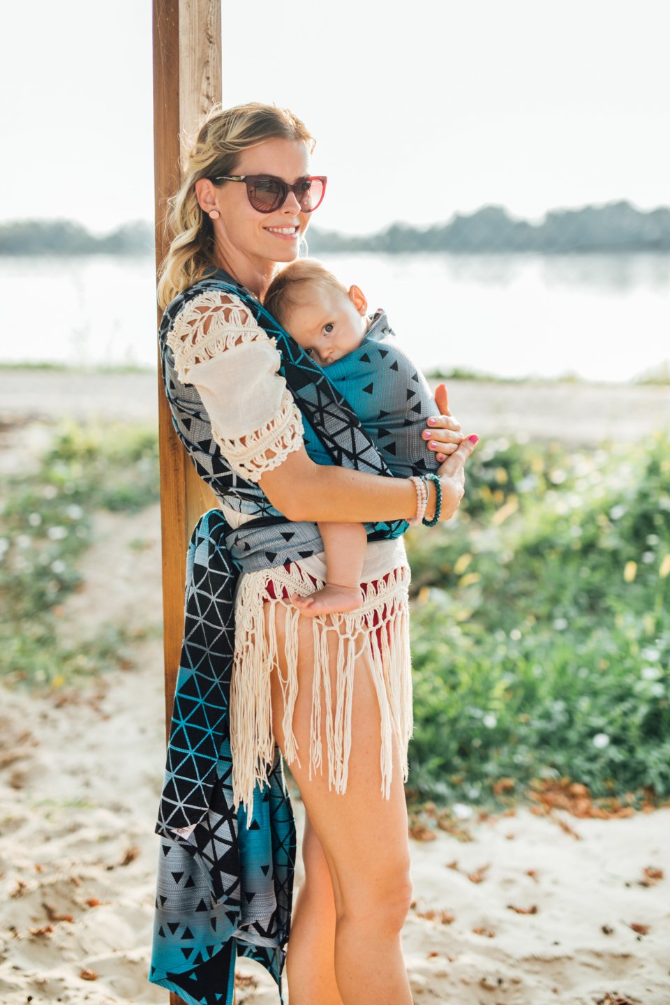 Chusta - Be Lenka Triangle - Sapphire