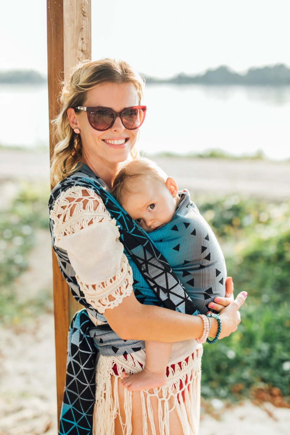 Chusta - Be Lenka Triangle - Sapphire