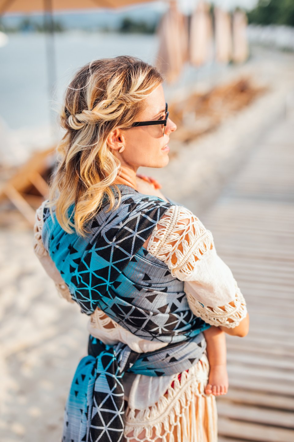 Chusta - Be Lenka Triangle - Sapphire