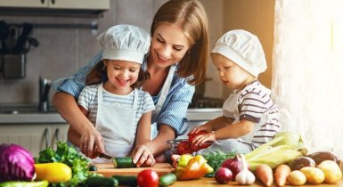 Vegetarische Mahlzeiten für Kinder