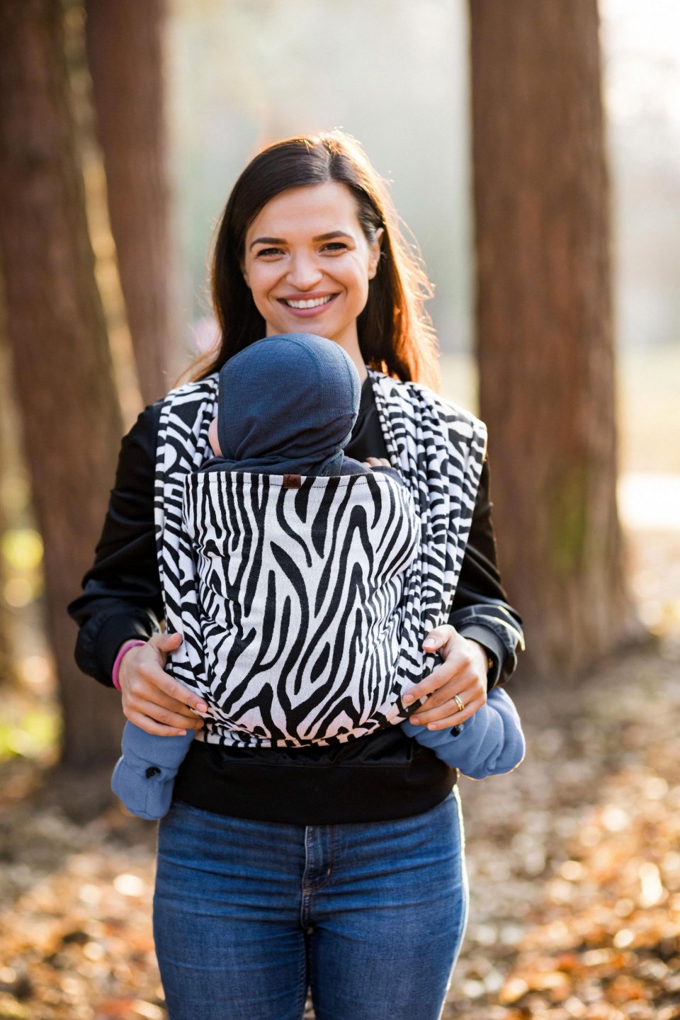 Tragetuch Be Lenka Zebra - Black & White