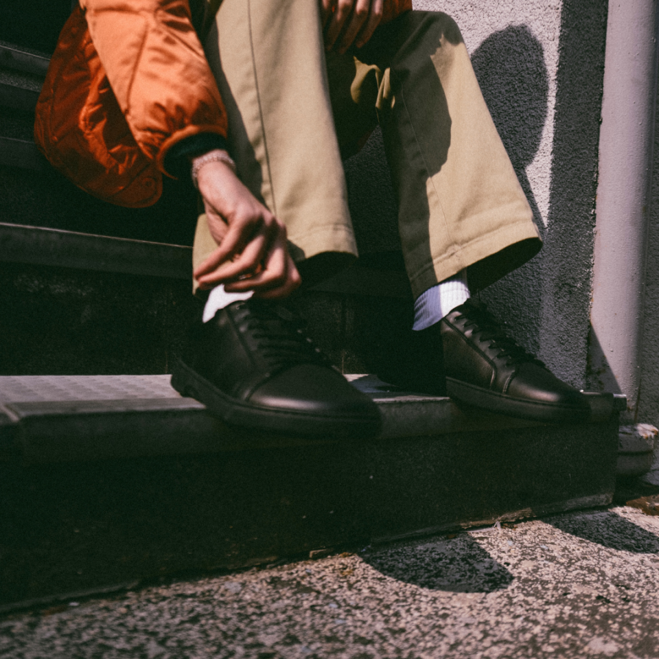 Barefoot Sneakers Barebarics - Zoom - All Black
