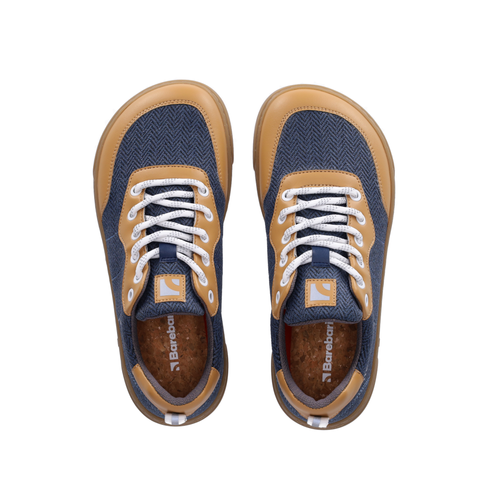 Barefoot Sneakers Barebarics Kudos - Brown & Blue