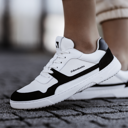 Barefoot Sneakers Barebarics Zing - White & Black