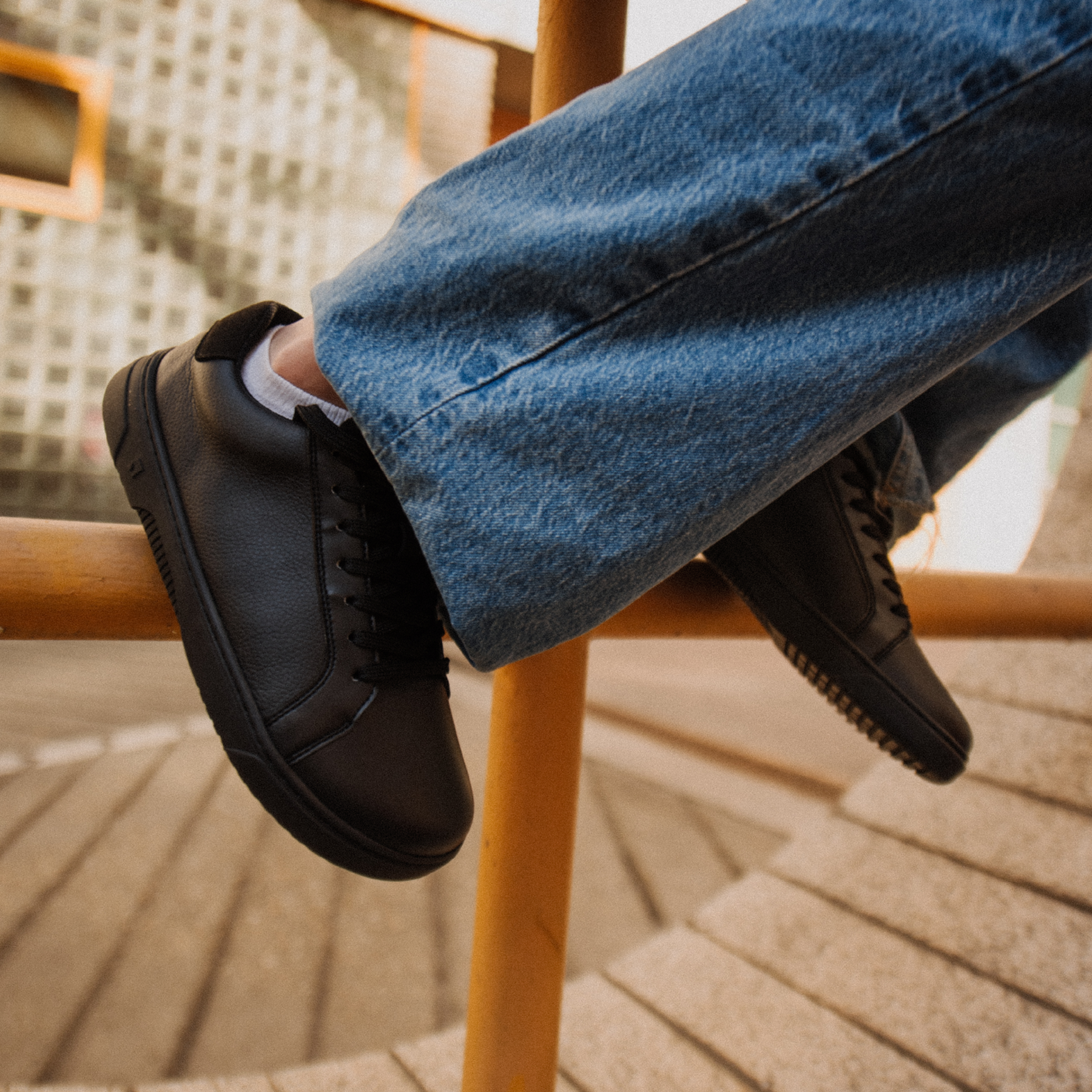 Barefoot Sneakers Barebarics - Zoom - All Black