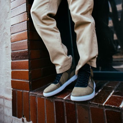 Barfota sneakers Barebarics - Hifly - Dark Green & Grey