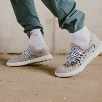 Barefoot Sneakers Barebarics - Vibe - Grey & White