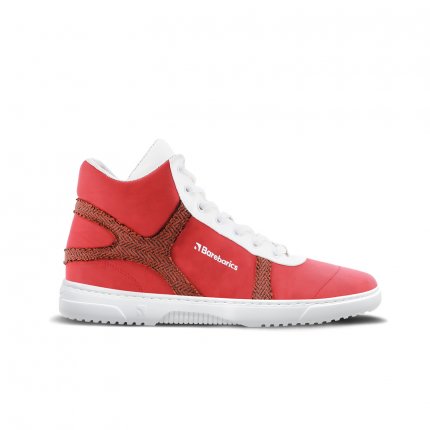 Barefoot tornacipő Barebarics Hifly - Red & White