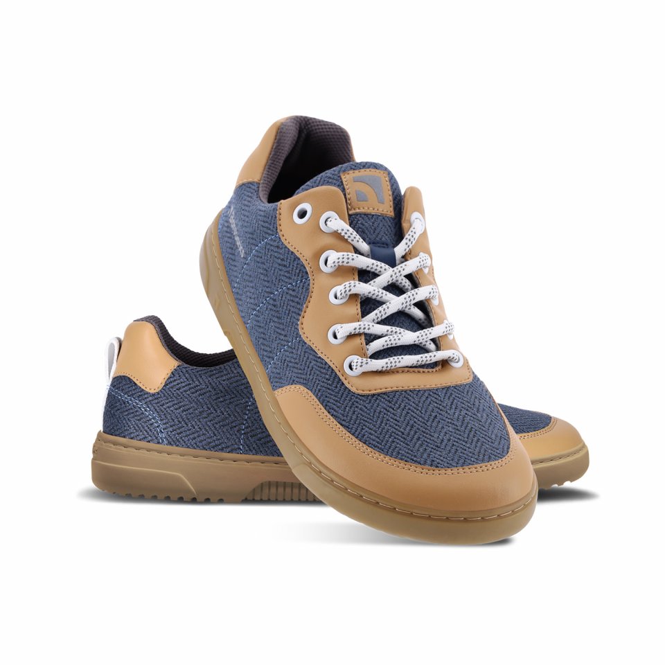 Barefoot Sneakers Barebarics Kudos - Brown & Blue