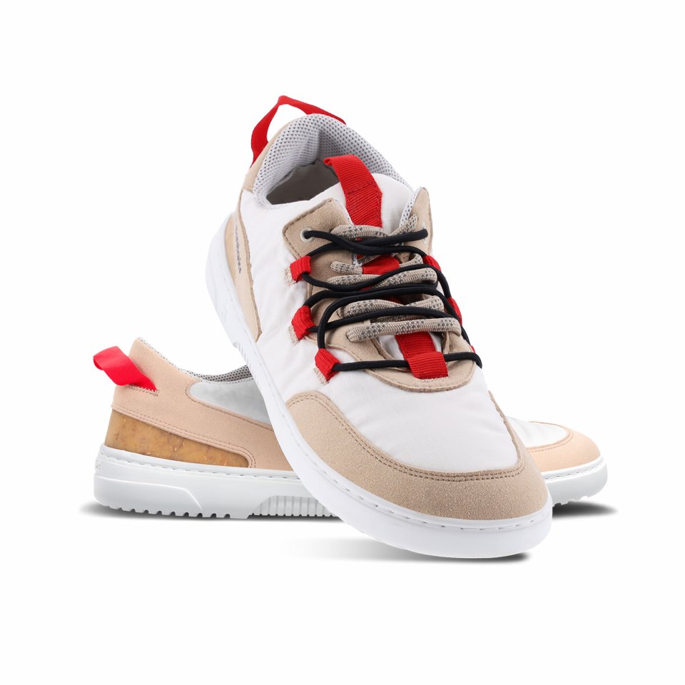Barefoot Sneakers Barebarics Revive - Beige & White
