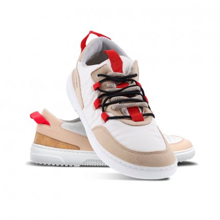 Sneakers Barefoot Barebarics Revive - Beige & White