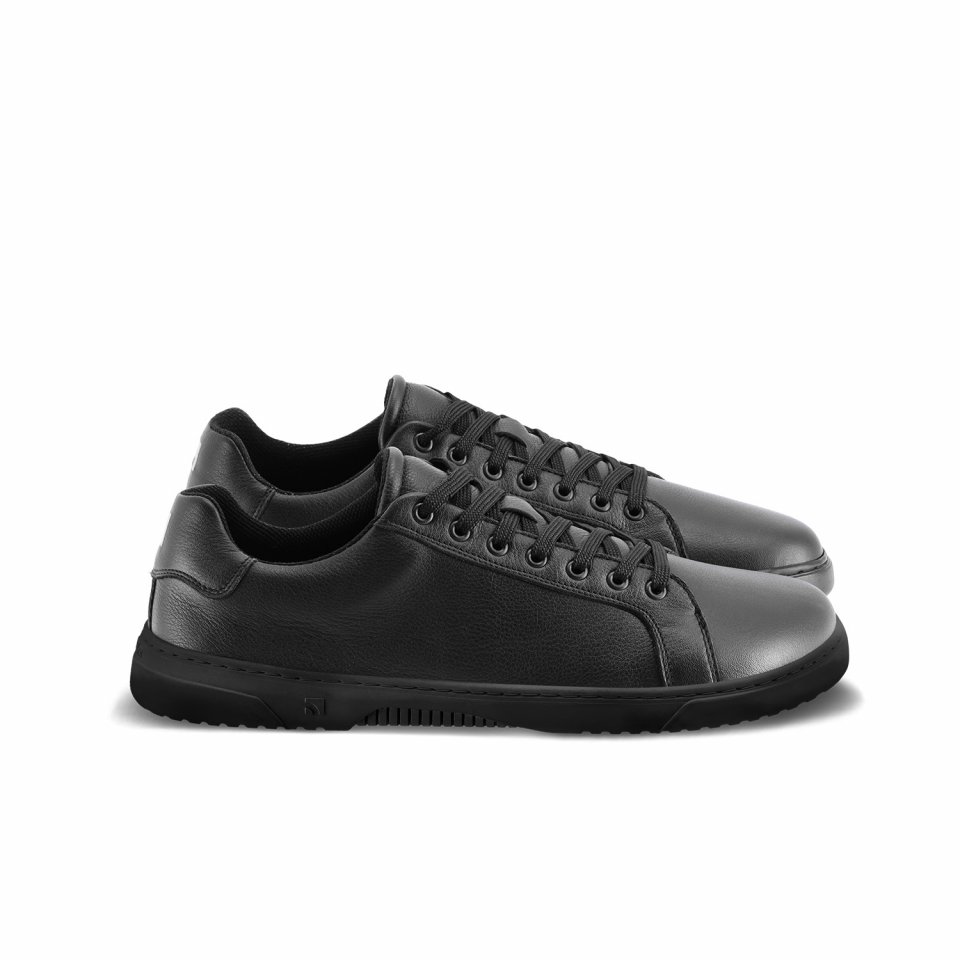 Barefoot Sneakers Barebarics Zoom - All Black - Leather