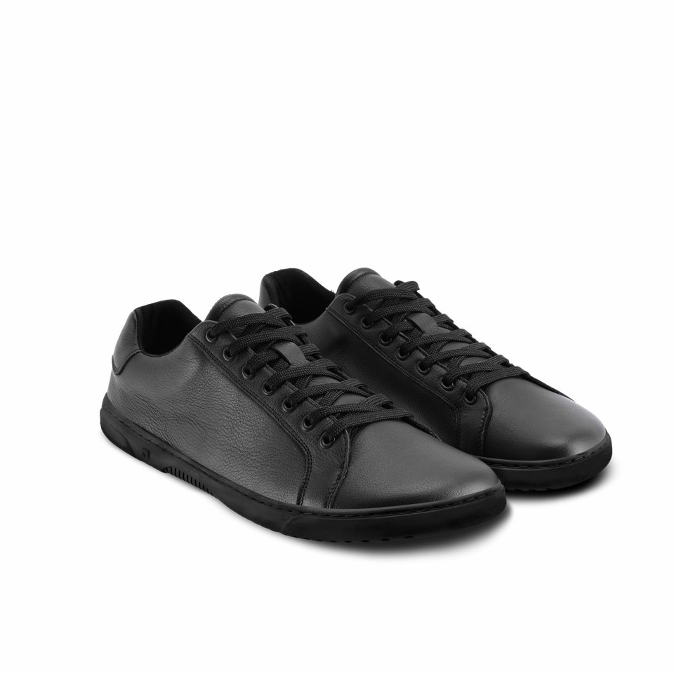 Barefoot Sneakers Barebarics Zoom - All Black - Leather