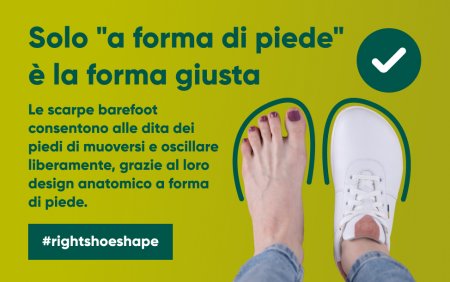 Solo "a forma di piede" è la forma giusta | Be Lenka