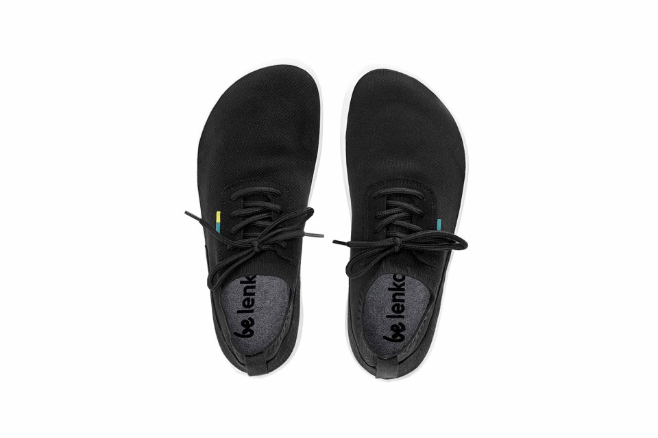 Barefoot Sneakers - Be Lenka Stride - Black & White