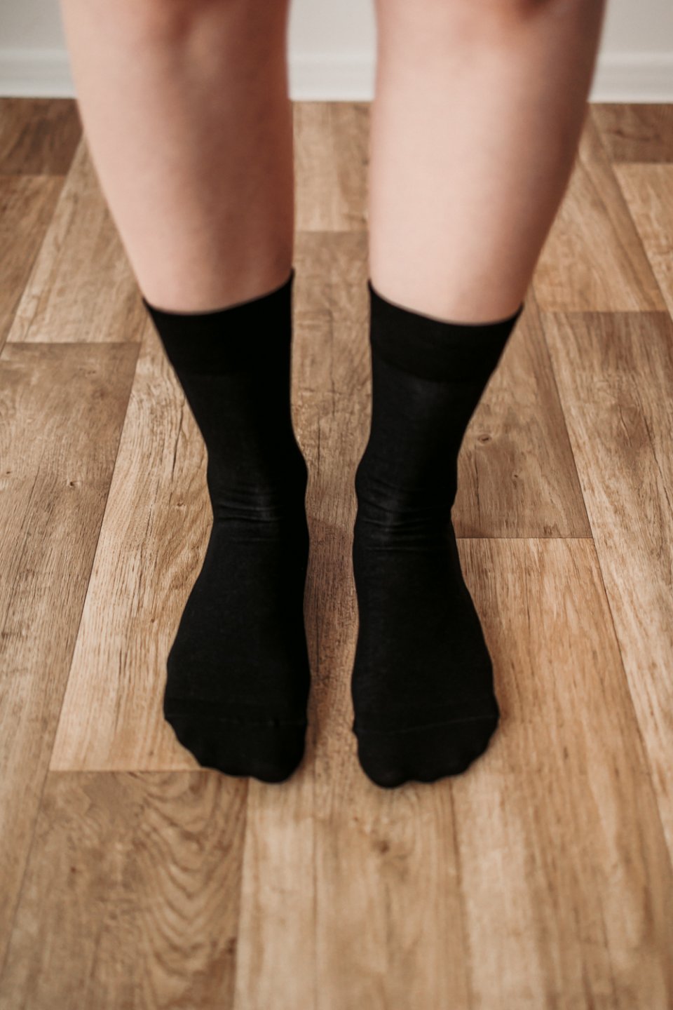 Barefoot Socks - Crew - Essentials - Black - 3 pack