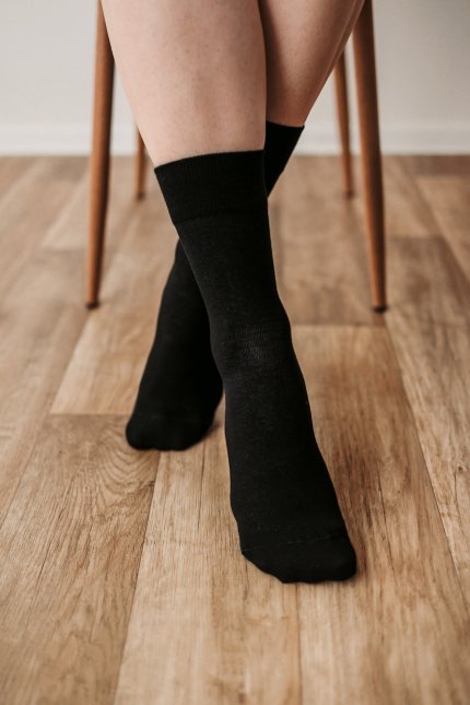Barefoot Socks - Crew - Essentials - Black - 3 pack
