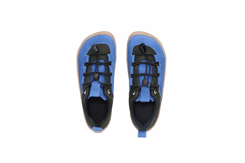 Kinder Barfuß Sneakers Be Lenka Xplorer - Blue & Olive Black