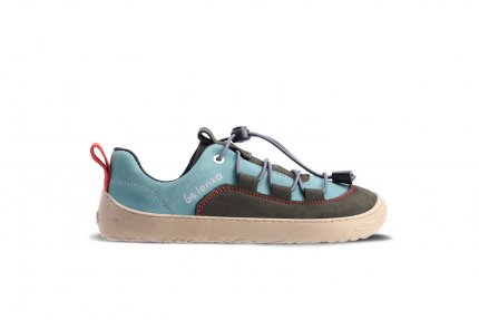 Dziecięce trampki barefoot Xplorer - Olive Black & Sage Green