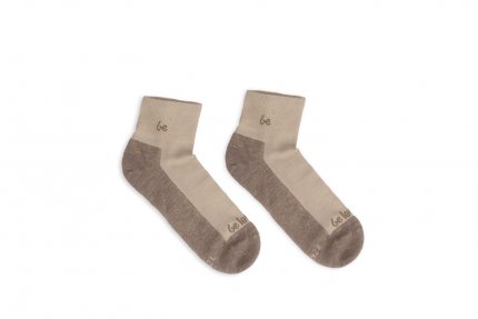 Barefoot Socks Be Lenka - Crew - Merino Wool – Beige - 3 pack