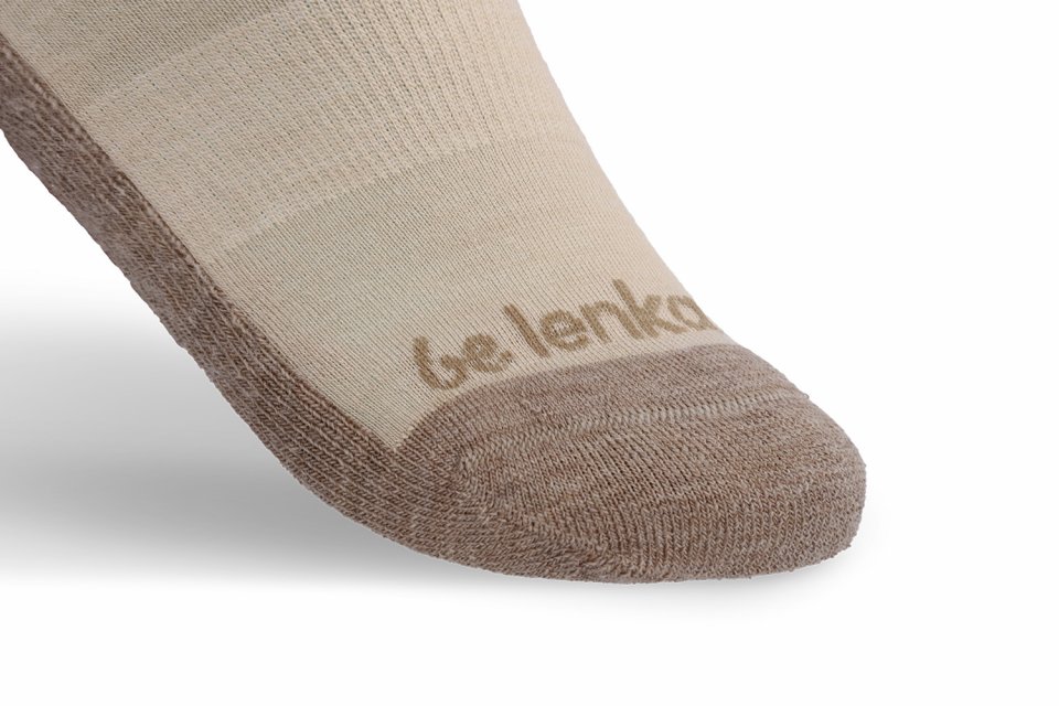 Barefoot Socks Be Lenka - Crew - Merino Wool – Beige - 3 pack