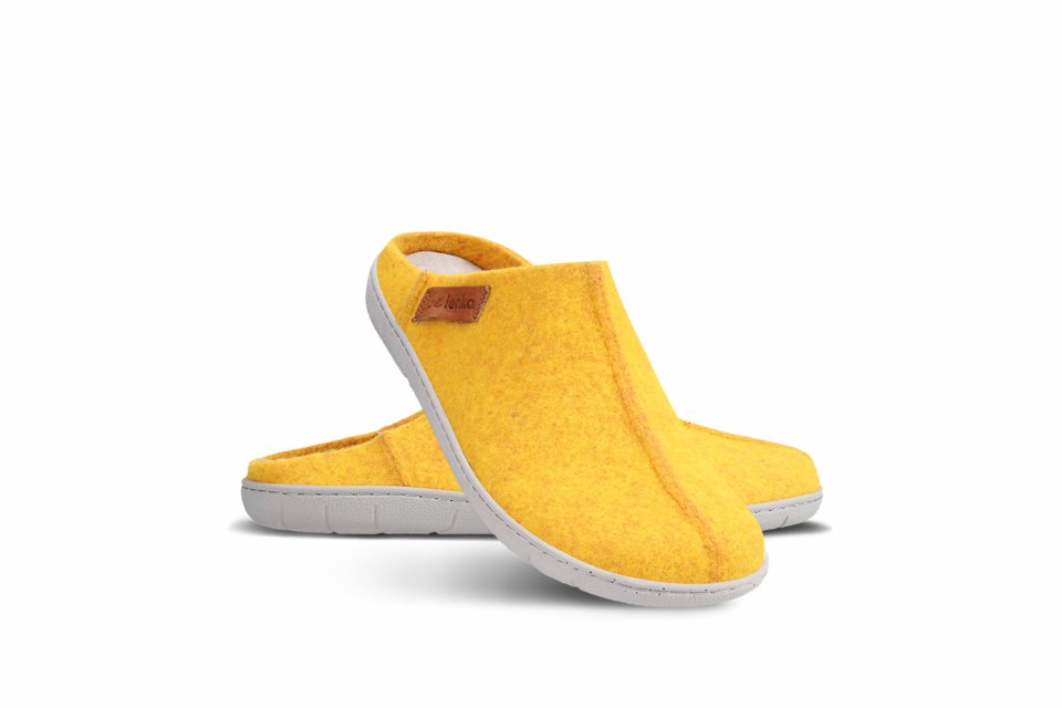 Barefoot pantuflas Be Lenka Chillax - Amber Yellow