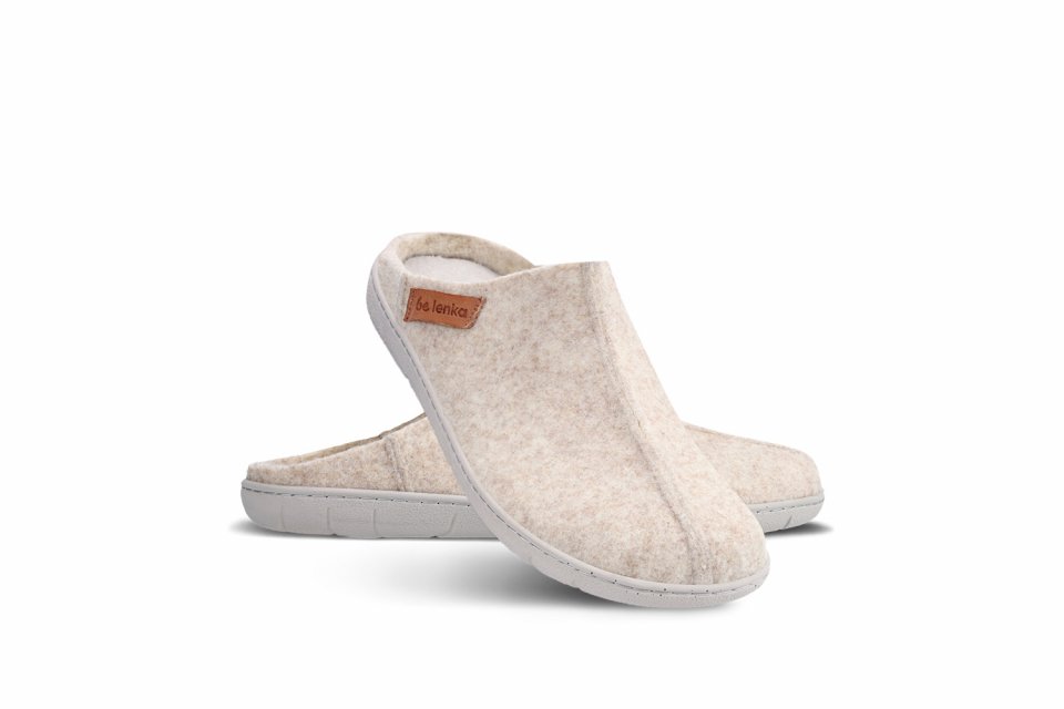 Barefoot pantuflas Be Lenka Chillax - Beige