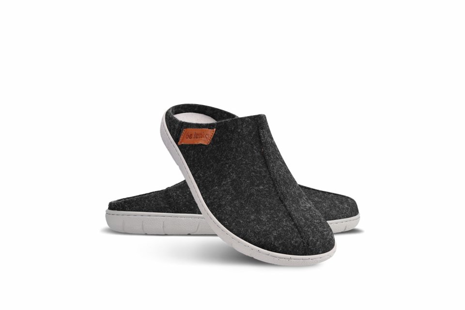 Barefoot pantuflas Be Lenka Chillax - Black