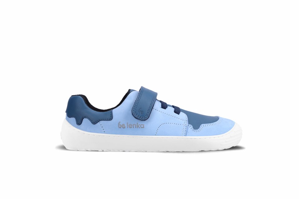 Dziecięce trampki barefoot Be Lenka Gelato - Blue