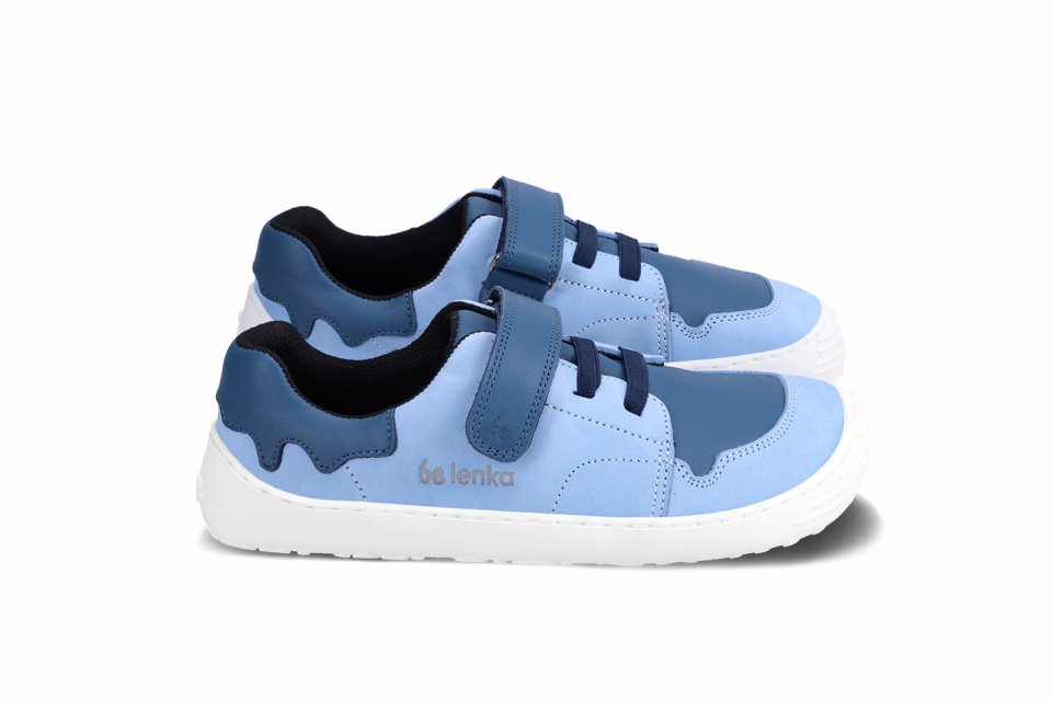 Dziecięce trampki barefoot Be Lenka Gelato - Blue