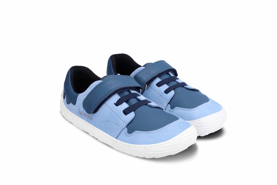 Dziecięce trampki barefoot Be Lenka Gelato - Blue