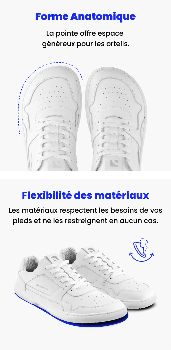 Taille 47 | Barefoot Sneakers Barebarics Zing Frost - All Black | Barebarics