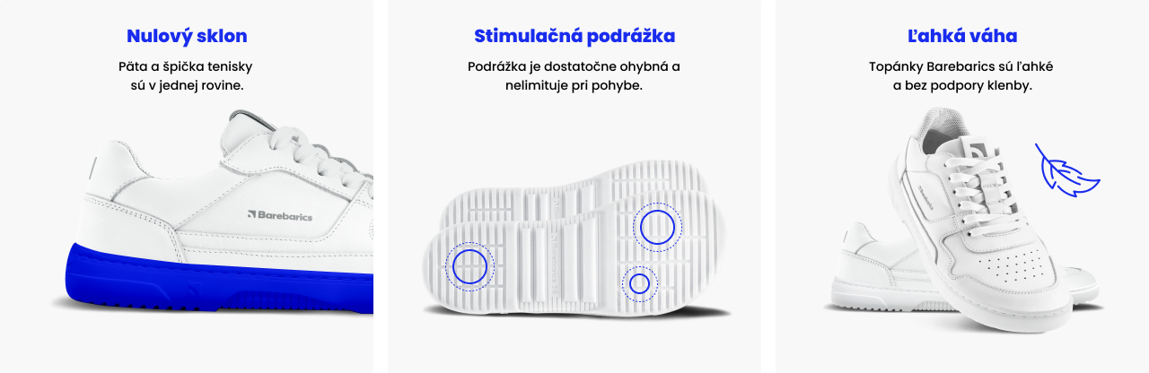 Barefoot tenisky novej generácie | Barebarics