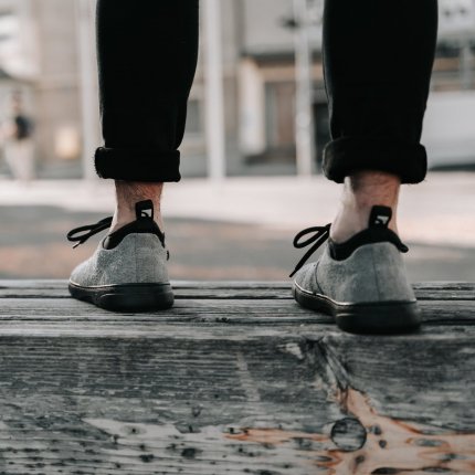 Barfotasneakers Barebarics Bronx - Grey