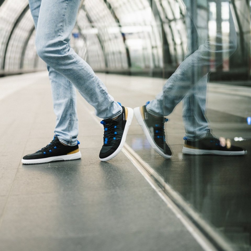 Barefoot Sneakers Barebarics Revive - Black & White