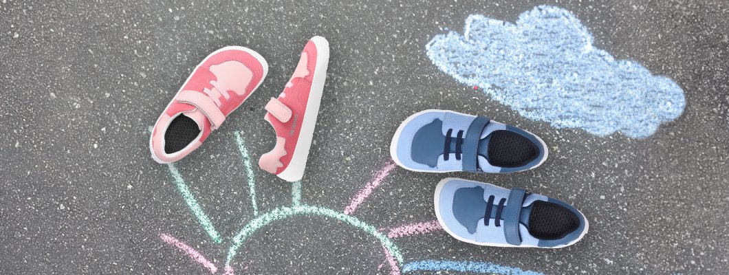 Kinder Barfuß-Sneaker mit verspieltem Design - Be Lenka Gelato
