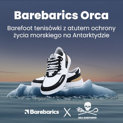 Rozmiar 47 | Barefoot Sneakers Barebarics Revive X Sea Shepherd - Orca | Barebarics