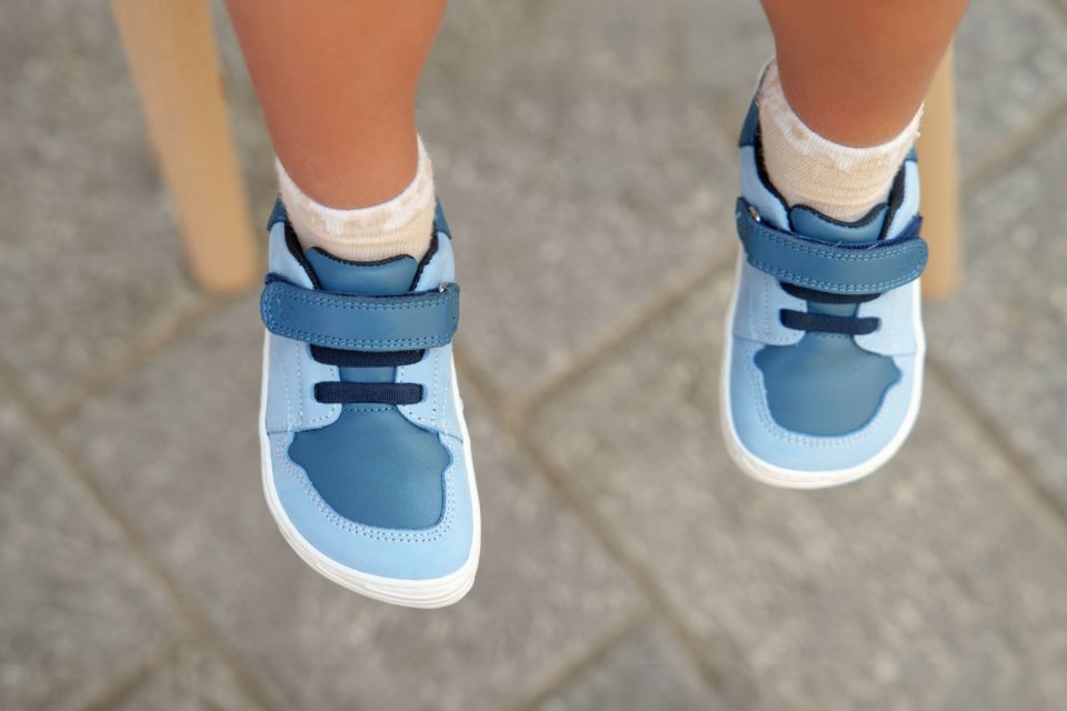 Dziecięce trampki barefoot Be Lenka Gelato - Blue