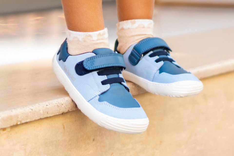 Dziecięce trampki barefoot Be Lenka Gelato - Blue