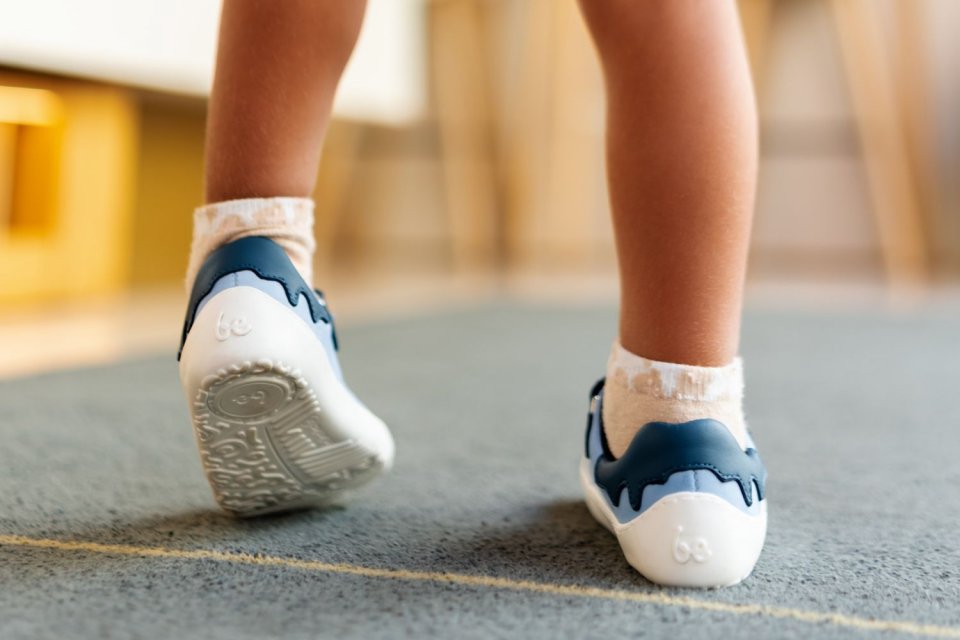 Dziecięce trampki barefoot Be Lenka Gelato - Blue