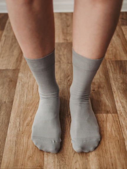 Barefoot Socks - Crew - Essentials - Grey - 3 pack