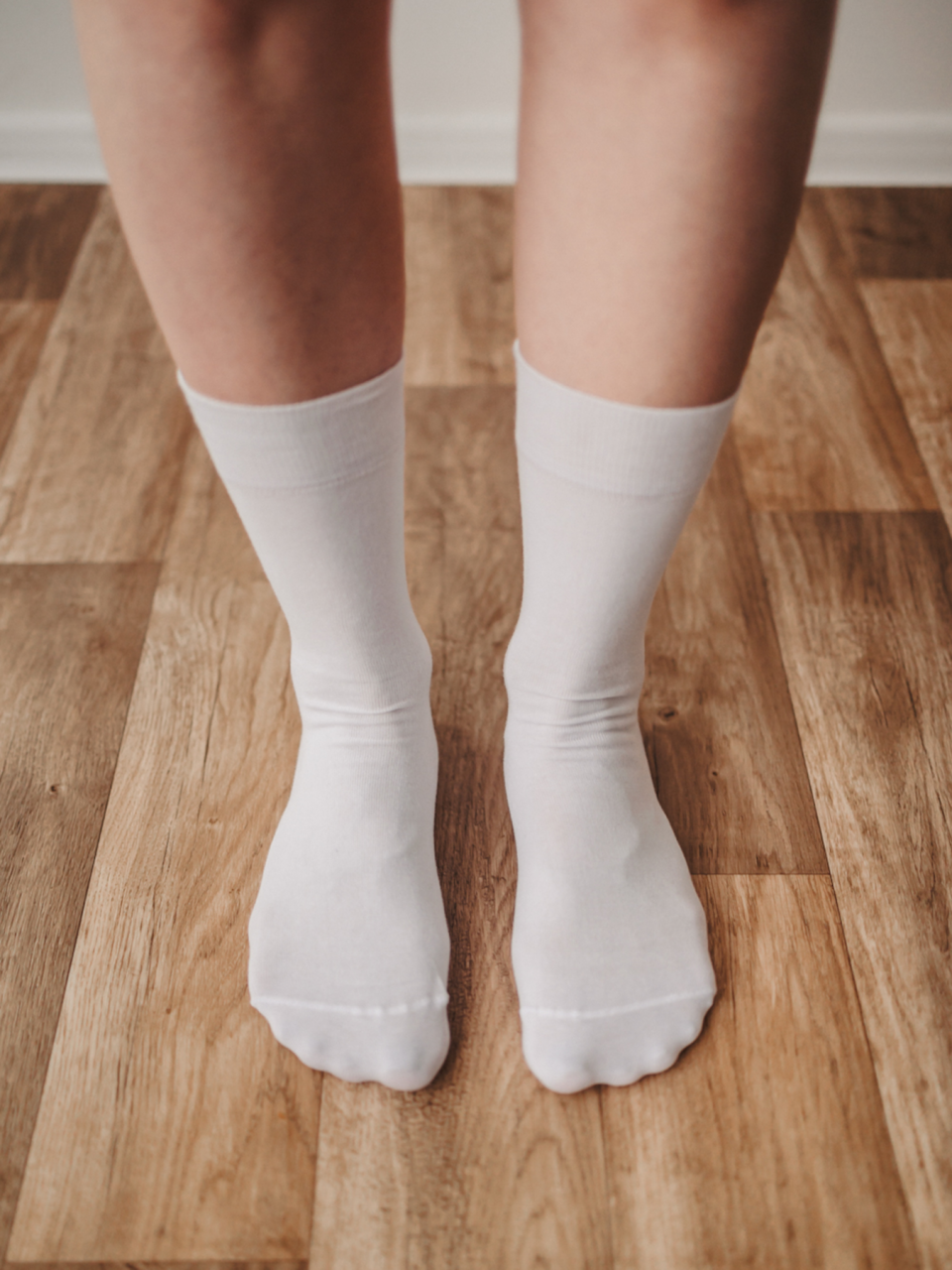 Barefoot Socks - Crew - Essentials - White - 3 pack