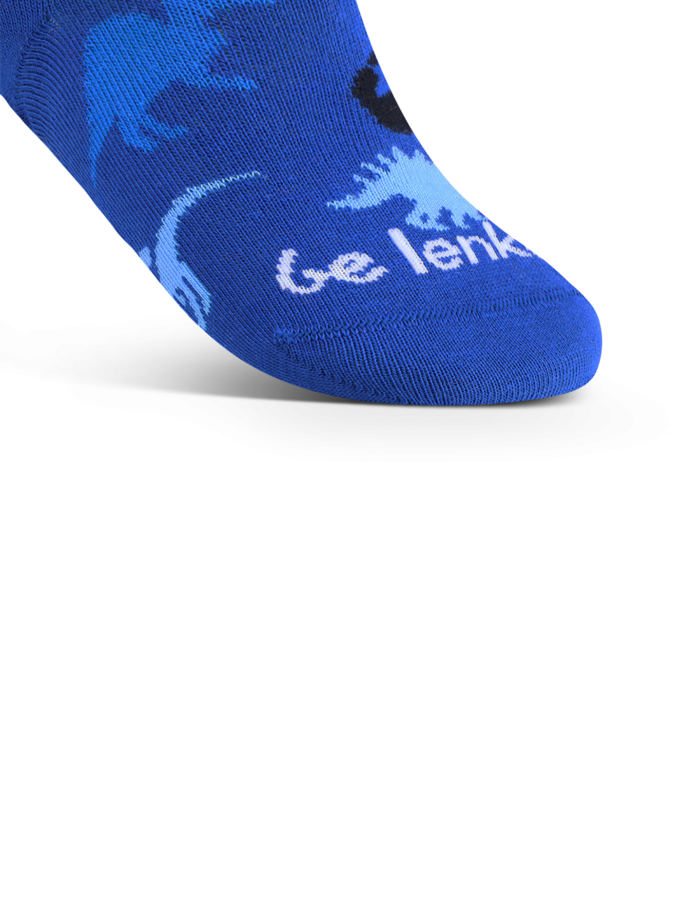 Kinder Barfußsocken Be Lenka Kids - Crew - Dino - Royal Blue