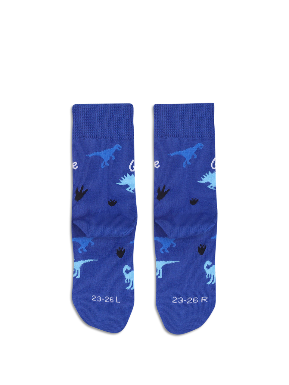 Kinder Barfußsocken Be Lenka Kids - Crew - Dino - Royal Blue