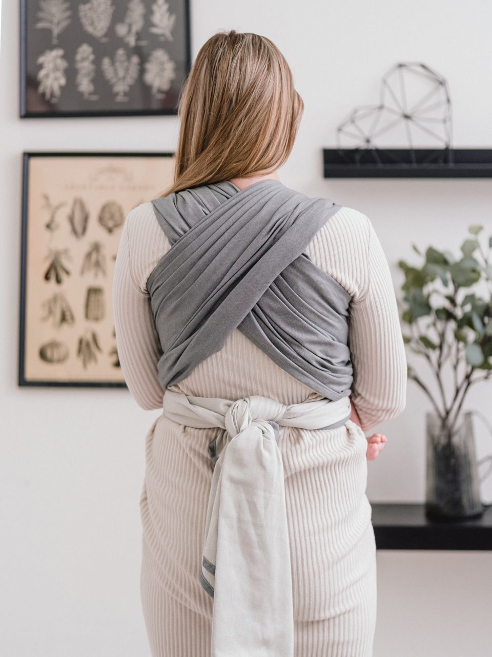 Tragetuch Be Lenka Unicolor - Grey