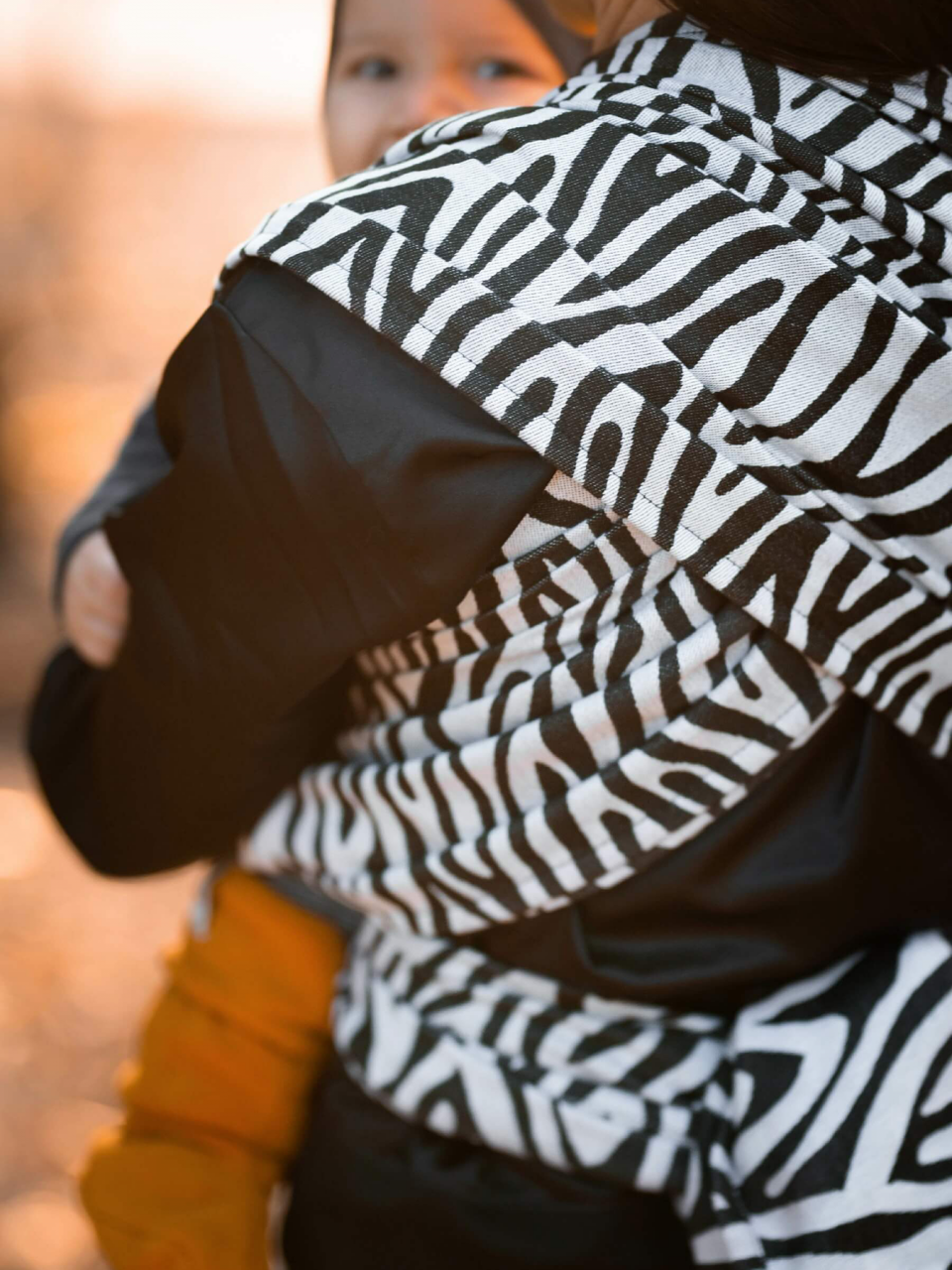 Tragetuch Be Lenka Zebra - Black & White