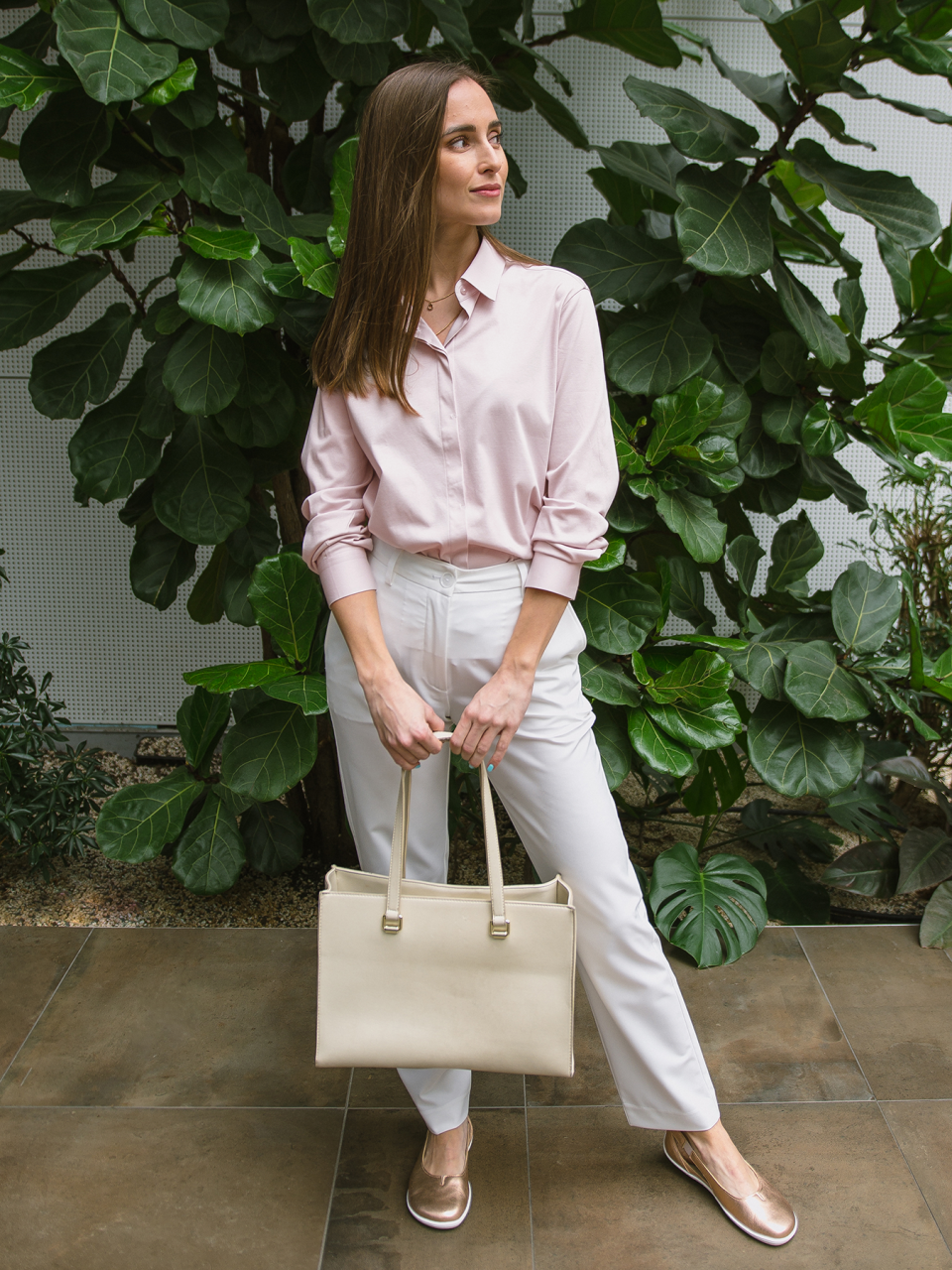 Damenhemd Be Lenka Essentials - Powder Pink