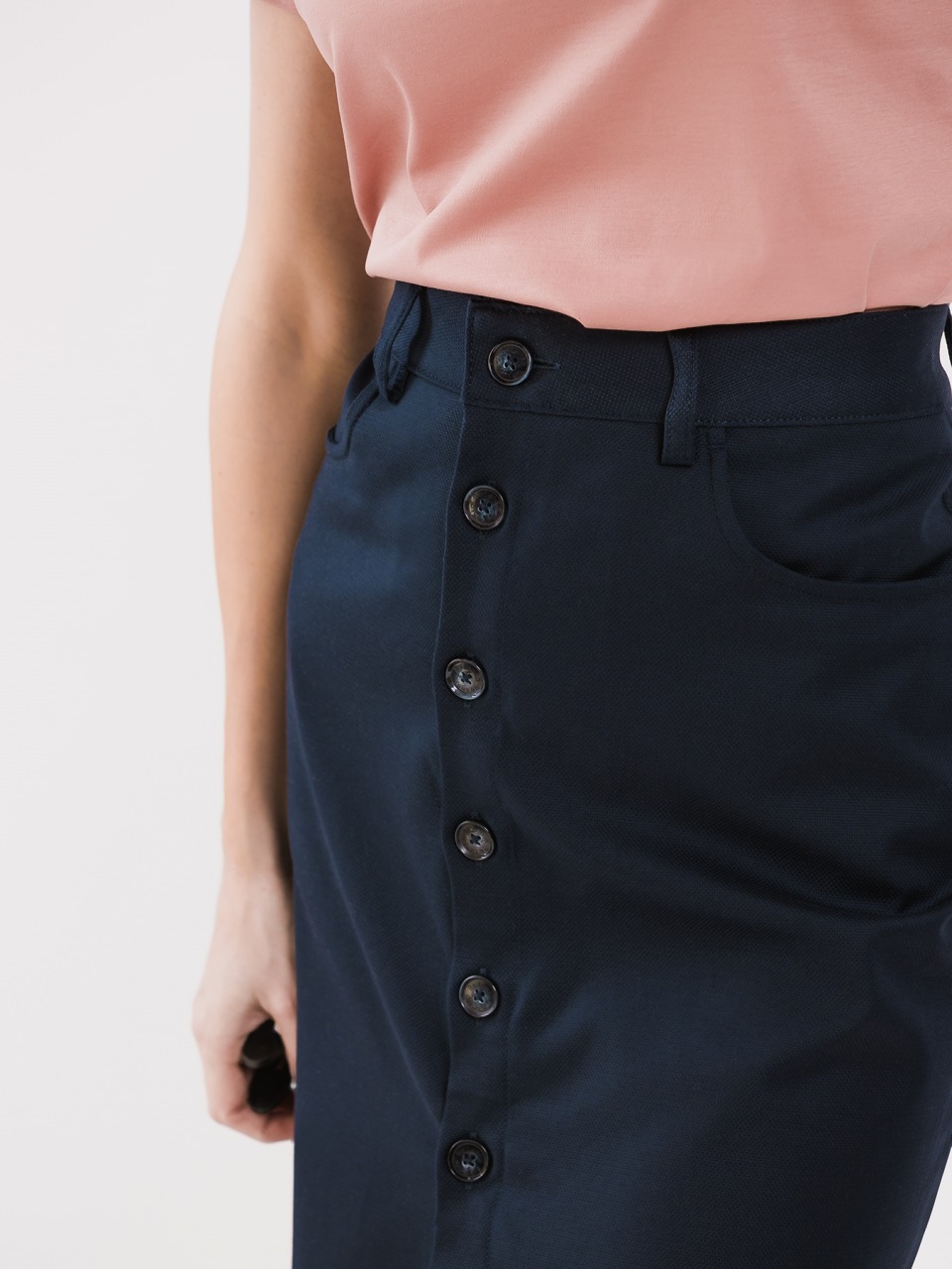 Women's Midi Skirt Be Lenka Essentials - Navy