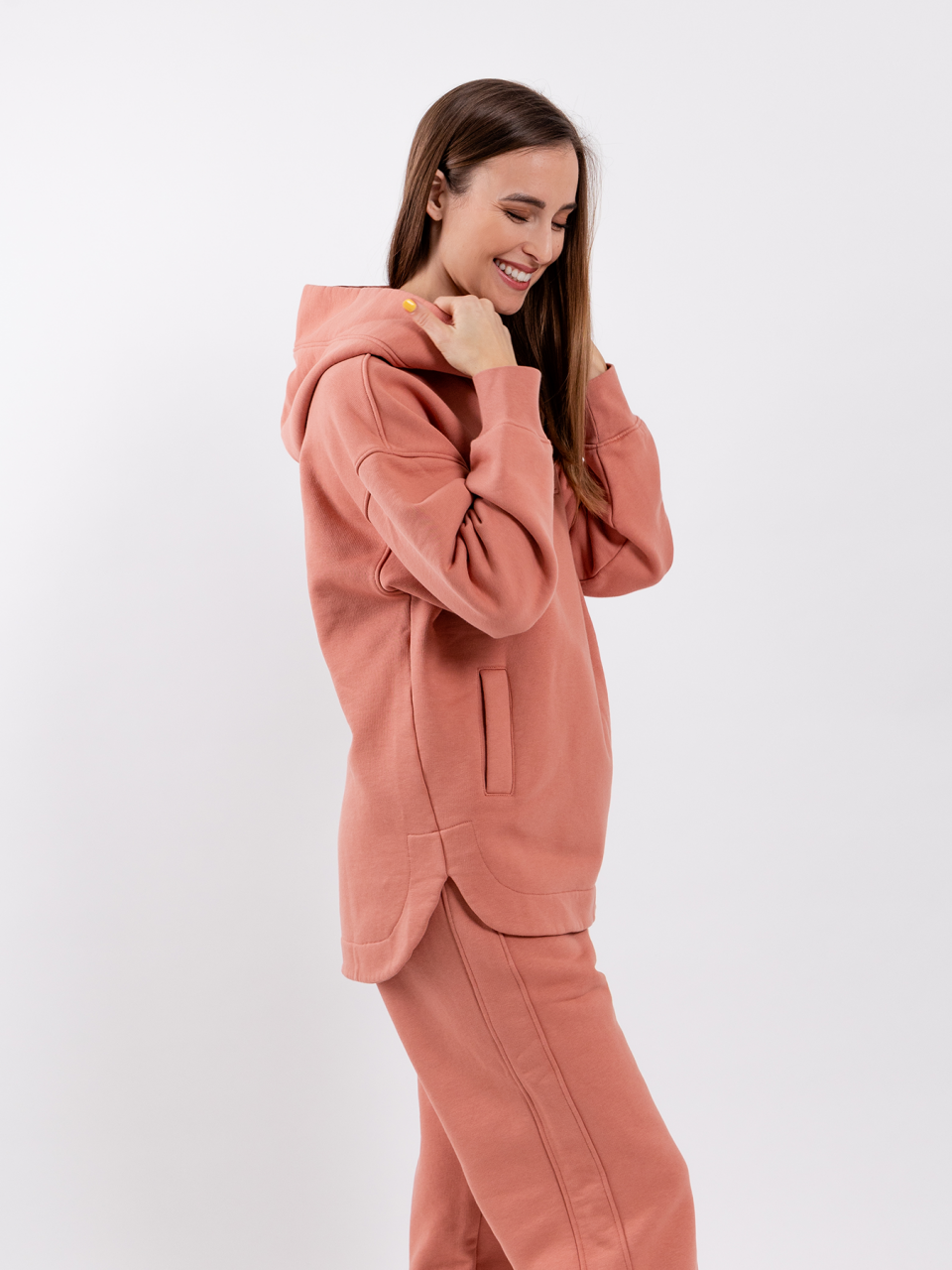 Women's Hoodie Be Lenka Essentials - Salmon Pink