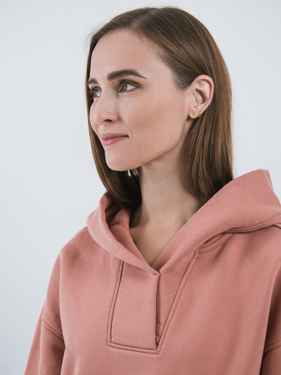 Women's Hoodie Be Lenka Essentials - Salmon Pink